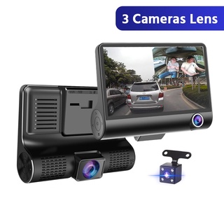 naviforce cámara de salpicadero de coche 1080p 170 dgree gran angular cámara de visión trasera de 4.0 pulgadas de pantalla de copia de seguridad de la cámara de vídeo grabadora de visión nocturna (1)