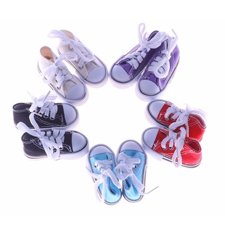 7.5cm Doll Shoes Stylish Casual Canvas Shoes for Dolls Cute Dolls Accessories