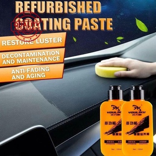 120ml cuero reparación crema automotriz Interior Auto agente cuero y mantenimiento renovado Z6P7