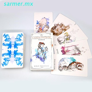 sar1 78 cartas deck the linestrider tarot completo inglés oráculo misterioso adivinación destino familia fiesta mesa de juego