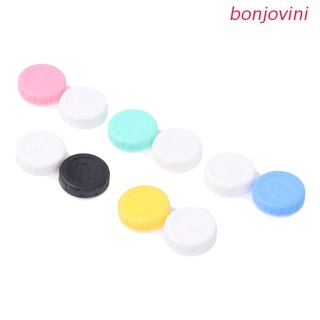 bonjo Contact Lens Box Holder Plastic Objective Travel Portable Case Storage Container