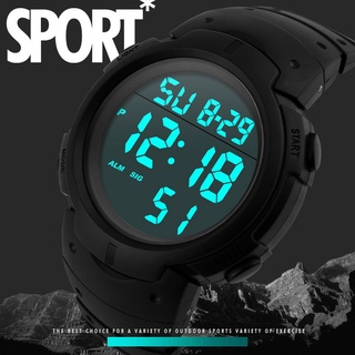 2021 reloj lcd impermeable para hombre a la moda reloj electrónico deportivo de goma