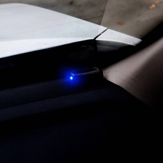 sar1 universal coche falso energía solar alarma lámpara sistema de seguridad advertencia robo flash intermitente coche antirrobo precaución luz led rojo/azul (6)