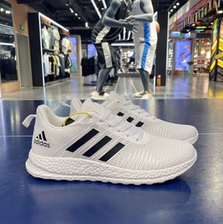 ¡Adidas! nuevas palomitas de maíz correr Casual zapatos deportivos de los hombres/mujer zapatos blanco/plata 4 colores 9 tamaños nuevo 2021 (1)