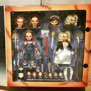 Neca Ultimate Chucky & Tiffany 2 Pack 2 Pack novia de Chucky Child Play edición limitada