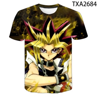 Dibujos Animados Anime Games T Yu Gi Oh Impreso Camiseta Streetwear (1)