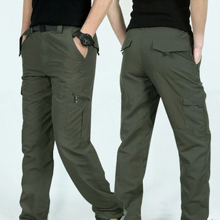 Super pantalón táctico Para hombre con múltiples bolsillos Para Escalada/senderismo/Uso al aire libre/color sólido/secado rápido (4)