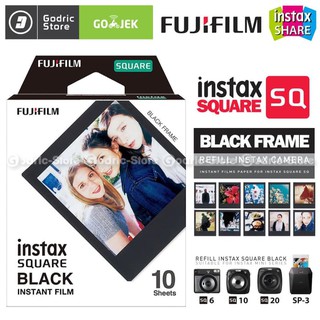 Gde237 Fujifilm recambio Instax Square SQ10 SQ6 SQ20 SP3 marco negro 10