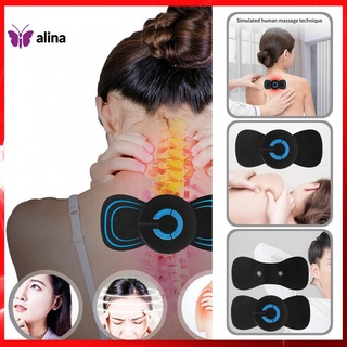 alina almohadilla de masaje de cuello transpirable cuerpo completo eléctrico alivio del dolor masajeador cuerpo para adultos
