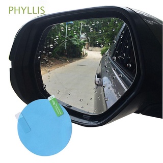 PHYLLIS 100*100mm Anti Rain Film 100*150mm Rainproof Mist Film Car Rearview Mirror 80*80mm Nano Coating 2PCS Anti-Water Anti-fog Protective Car Mirror Rain Cover
