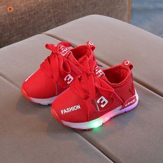 Zapatos luminosos con luz LED para niños/tenis deportivos al aire libre para correr/bebé (2)