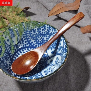 Japanese Style Wooden Spoon Kitchen Cutlery Tableware Travel Utensil Seasoning Spoon Bamboo Scoop (5)