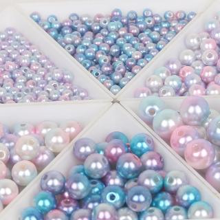 perlas de imitación acrílicas abs (4,6,8 y 10 mm) para abalorios joyería diy craft.apto para todas las manualidades de joyería