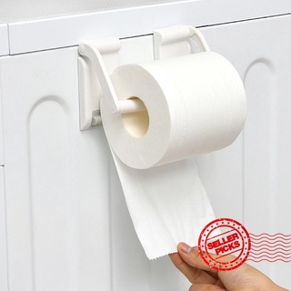 simple soporte de papel higiénico auto cocina refrigerador titular libre de perforación rollo de papel v9u2