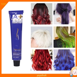 Yoyo 100ml Unisex profesional Color Natural moda peinado cabello enfriamiento tinte crema