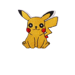 Parche Bordado De La Serie Pokemon De Dibujos Animados Pikachu/Tortuga Jenny/Pañuelo Tela Para Decoración De Ropa (4)