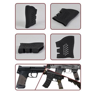 lkl Tactical Pistol Rubber Grip Anti Slip Glove for Glock 17 19 20 21 22 23 31 32 (2)