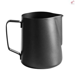 hp leche espumante jarra 350ml/ 12oz espresso al vapor jarra con doble medidas escalas de acero inoxidable espumador taza (1)