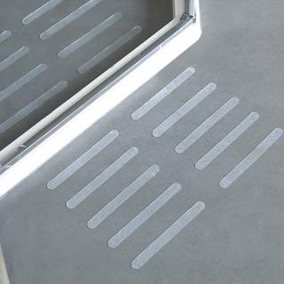 6 unids/set tiras antideslizantes pegatinas de ducha tiras de seguridad transparente antideslizante tiras pegatinas para duchas escaleras piso (2)