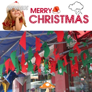 Wwax banderas navideñas/decoración De fiesta/Festival/muñeco De nieve/reno/Feliz navidad (1)