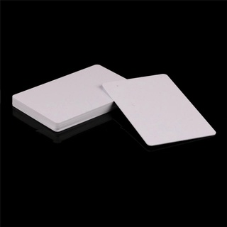 【well】 10pcs PVC Blank NFC Card Tag 1k S50 IC 13.56MHz Read Write RFID MX