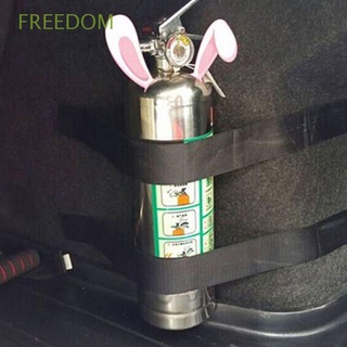 freedom 25pcs nuevo extintor correa titular de deducir cinta kit vendaje de nailon hebilla mágica de seguridad negro maletero de coche bolsa