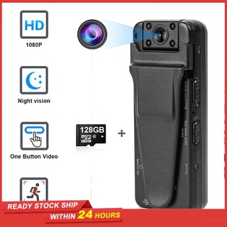 【Fast shipments】 Mini DVR Small DV Camcorder Camara Wearable Mini Digital Body Camera Motion Detection Loop Recording Video wildlife.mx