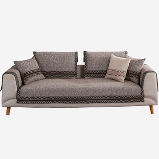 Una almohadilla de sofá tejida de algodón universal de cuatro estaciones