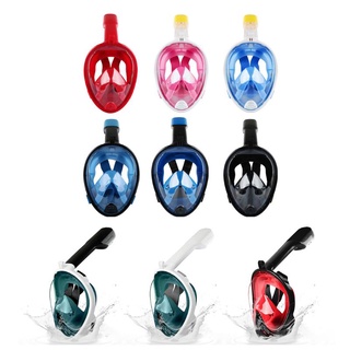 Gd [READY STOCK] Diving Mask Full Face Snorkeling Mask Underwater Anti Fog Spearfishing Mask
