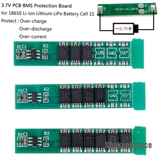 [shakanggrace 0408] 6-12a 3.7v pcb bms placa de protección para 18650 li-ion litio lipo batería de la célula