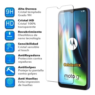 Mica Cristal Pegamento Completo Full Glue Para Motorola Moto G9 Play Moto G9 Plus Y Moto G9 Power