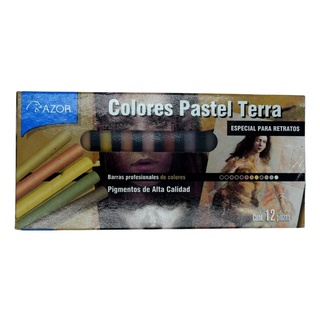 Colores Pastel Terra 12 pzs Azor