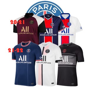 jersey/Camiseta De Fútbol De Alta Calidad 2020-2021-2022 PSG Local 3a Paris Saint-Germain Tercera Entrenamiento Para Hombres Adultos Messi 30