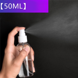 50ml vacío Spray botellas transparente Botol semburan plastik