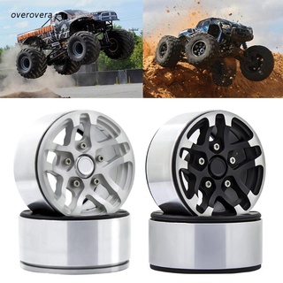 over Car Toy 1/10 RC Crawler Car Compatible with:TRX4 SCX10 D90 for Toy Car Collectors Alluminum Alloy Lock Tire Hub Wheels