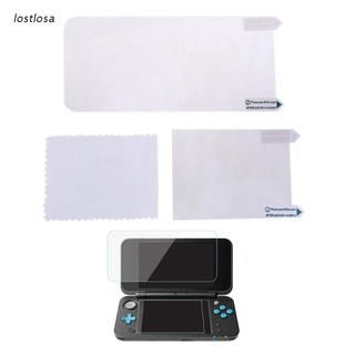 los 2in1 Top Bottom HD Ultra Clear Protective Film Surface Guard Cover for Nintendo New 2DS XL 2DS LL LCD Screen Protector Skin
