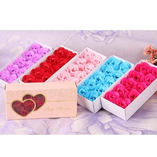 Caja con 10 rosas de jabon – Color al azar (1)