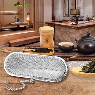 Mxgoods 1 pc Gadgets de cocina fácil limpieza condimento bola colador de té para té suelto creativo de acero inoxidable filtro de té accesorios de té en forma de barra infusor de té