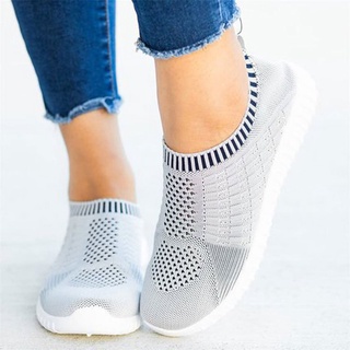 #DS zapatos de mujer de suela suave/zapatos deportivos de malla transpirables y cómodos