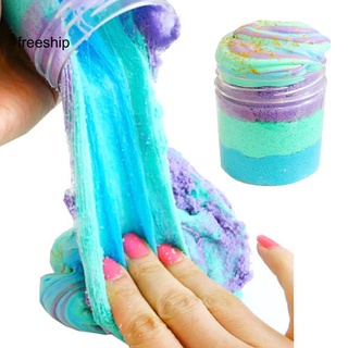 [F-Ship] Multi Color Cloud Brushed Slime Putty Soft Clay DIY Craft Stress Reliever Toy