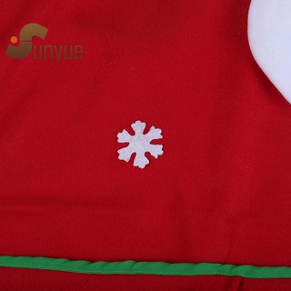 * Kereta*hogar adornos de navidad delantal de tela no tejida decoración de fiesta (Santa) - (6)