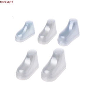 RETROSTYLE Wool Shoes Shoe Trees Transparent Shoe Mold Shoes Socks Baby Feet Display Shoes Support Booties Plastic Toddler Clear