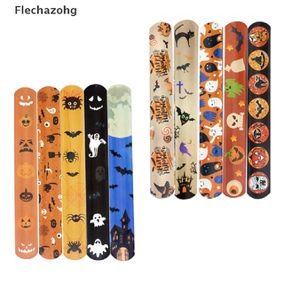 flechazohg| 10 pulseras de halloween bofetada divertidas fiesta fantasma regalos de halloween decoración de fiesta caliente