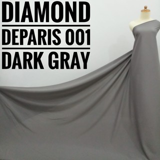 Diamond Deparis Meter Fabric 001 gris oscuro (0,5 m)