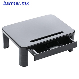 bar1 - elevador de monitor con organizador de almacenamiento ajustable para imac, impresora