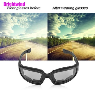 [Brightwind] Gafas de motocicleta antideslumbrantes polarizadas nocturnas lentes de conducción gafas de sol (2)