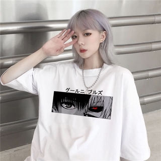 Camiseta manga corta para mujer con estampado anime japonés Tokyo Ghoul Kaneki Ken (3)