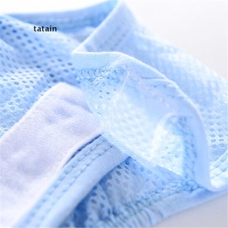 [TAN] Infant Baby Diapers Reusable Nappies Cloth Diaper Washable Mesh Pocket Nappy DFG
