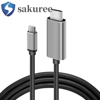 Cable macho Compatible con usb tipo C macho a HDMI 4K 60Hz para MacBook 6 pies