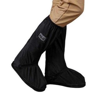 Rhodey - funda para zapatos de lluvia con Reflector de luz - H-212 (negro) (XL)